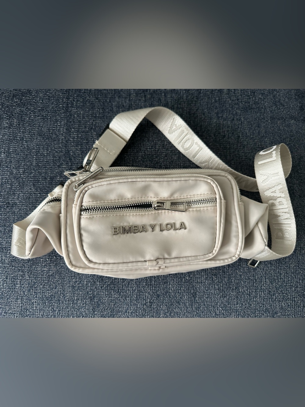 BIMBA Y LOLA Cream Men's Sling Belt Bag